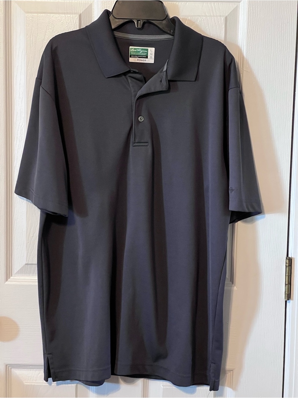 Ben Hogan Performance PowerAir Golf Polo Shirt Gray Men’s Large